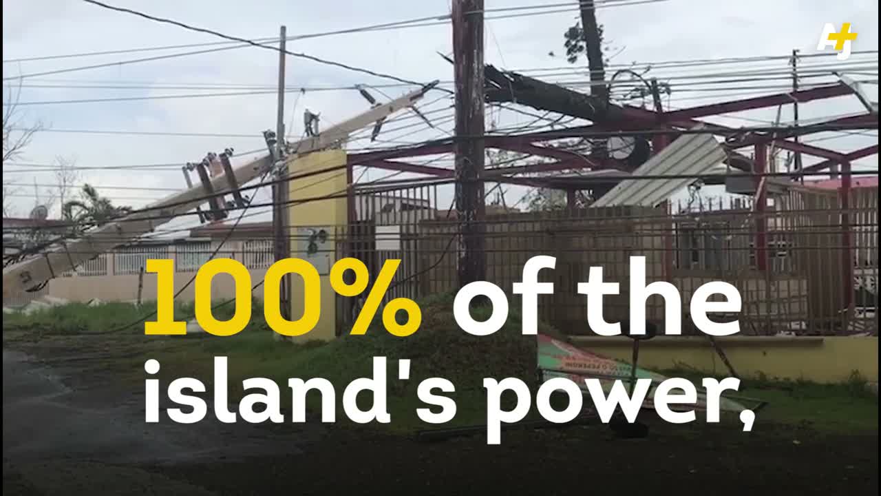 Hurricane Maria aftermath field piece