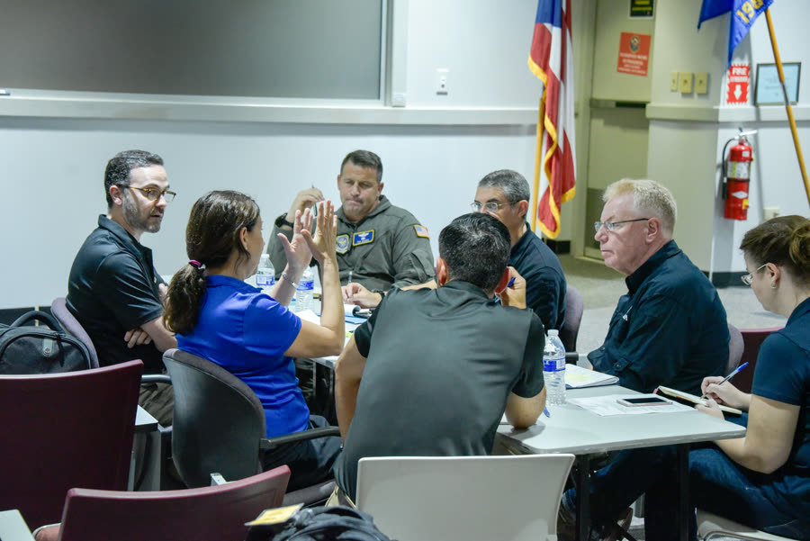 Carmen Yulin Cruz meeting with DHS leadership, October 2017