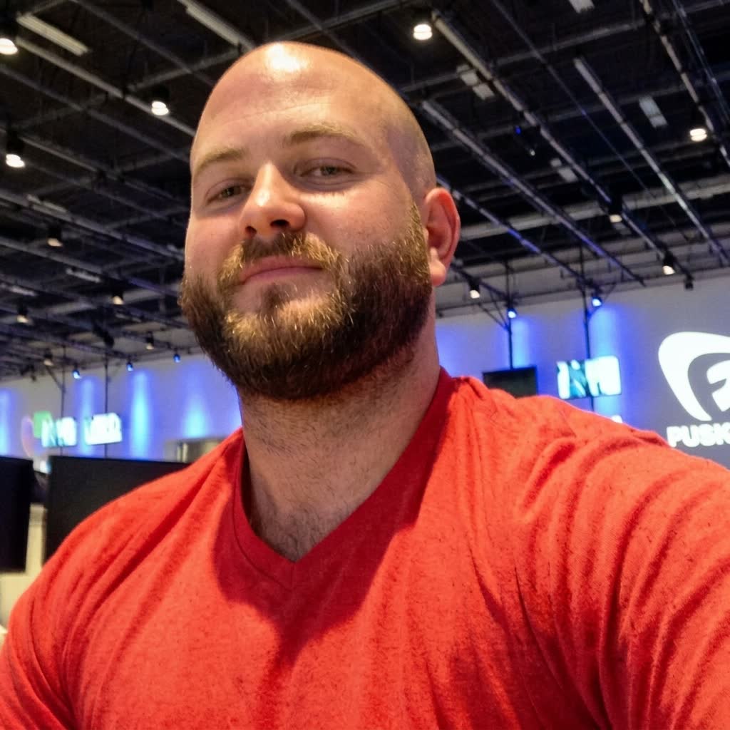 Mitchell Williams on the Fusion studio floor